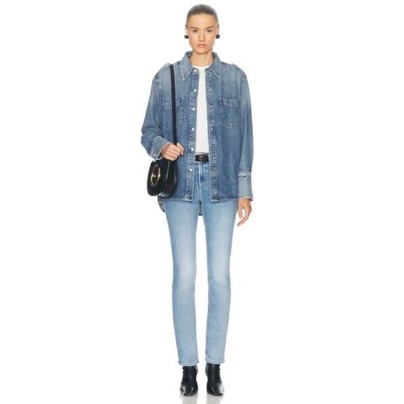 MOTHER The Mid Rise Rider Skimp jeans one last trip 28” - Picture 5 of 13